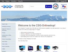 Tablet Screenshot of csg-online.ch